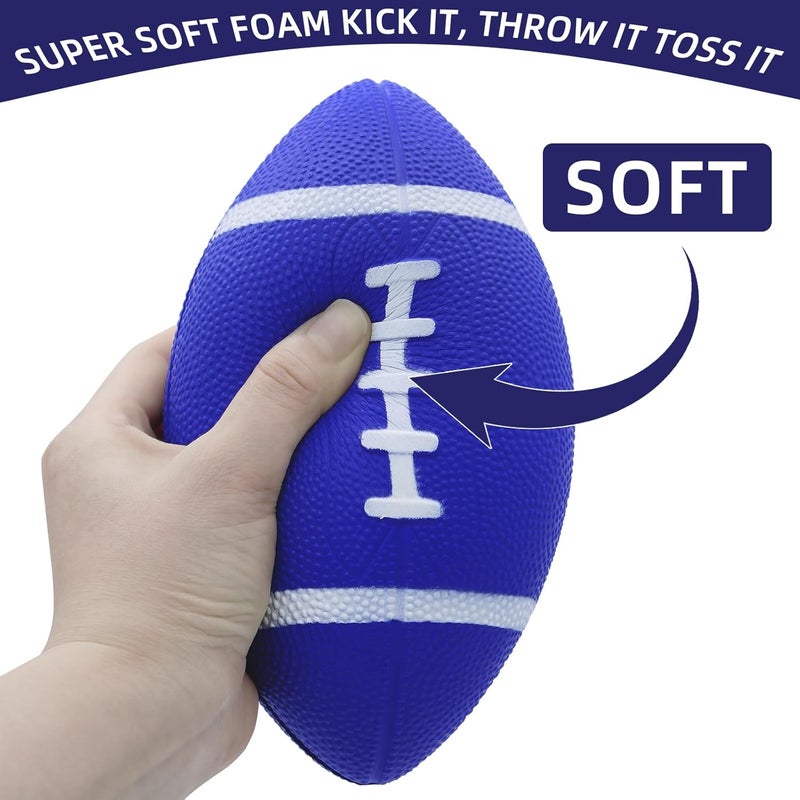Magicorange Foam Football, 7" Soft Footballs for Kids Toddler Junior Youth, Mini Size Football for Indoor Outdoors - Image 2